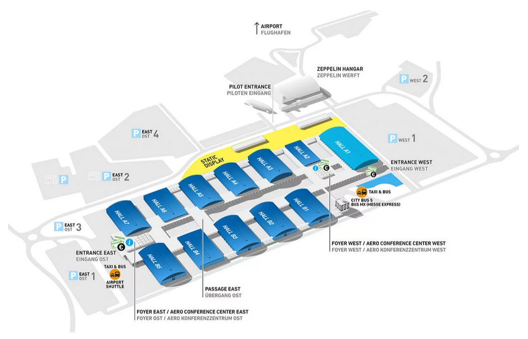 AERO 2025 hall overview