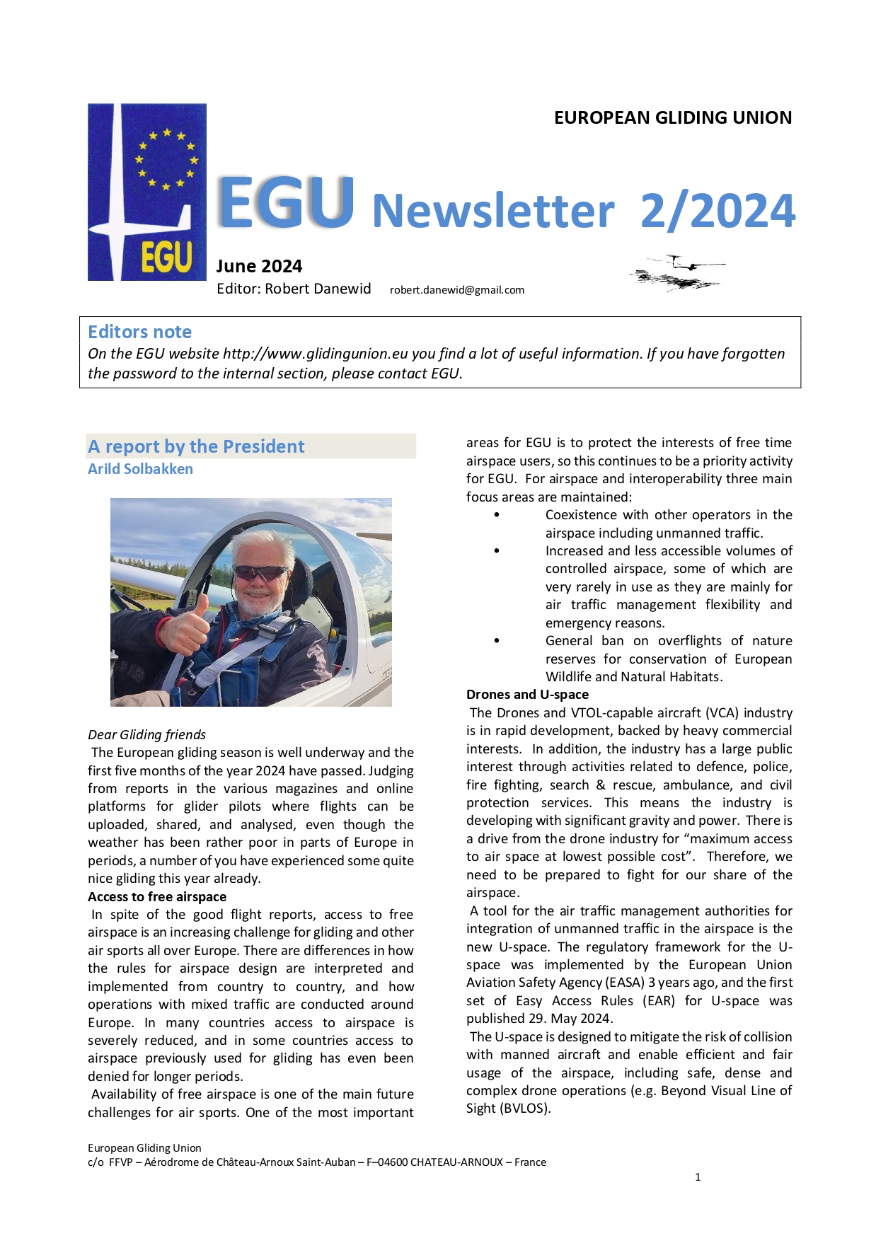 EGU Newsletter 2 2024 COVER