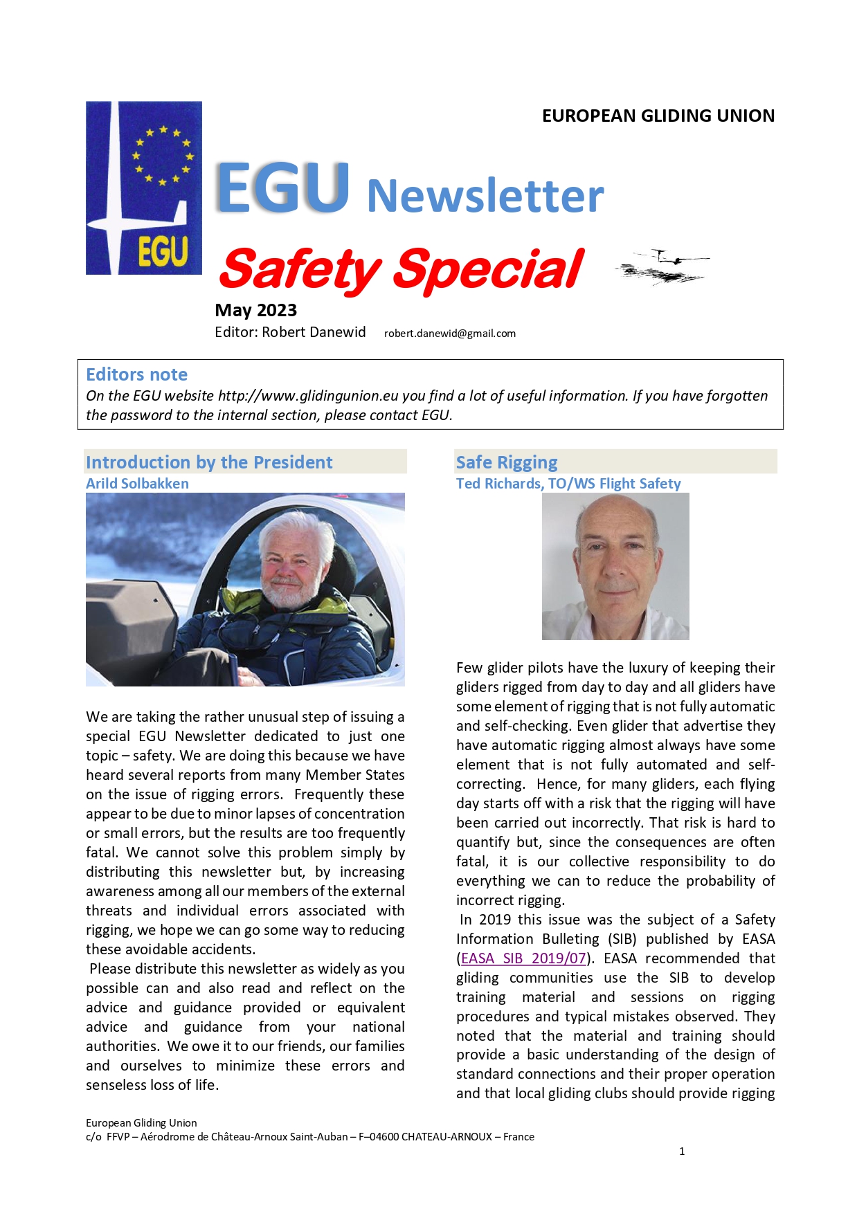 EGU Newsletter Safety Special May 2023 page 0001