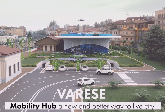 Vertiporto progetto a Varese