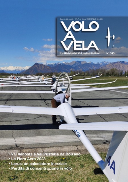 Rivista VOLO A VELA n. 395 Rivista VOLO A VELA n 395 COPERTINA